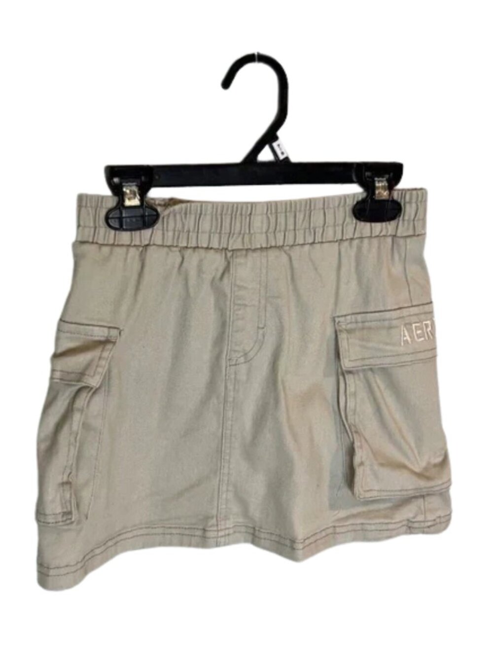 Aeropostale Girls Skirt With Built-In Shorts Khaki Size S 7-8
